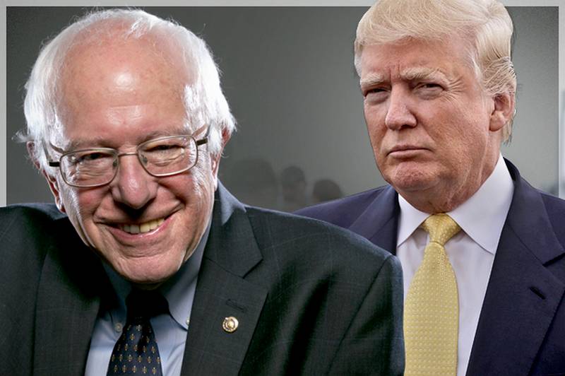 Trump alza la voce con Fox, Sanders da Obama alza le mani