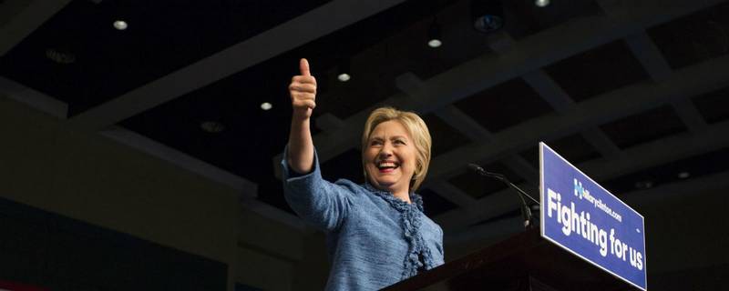 Primarie: Hillary fa cinquina, oltre 2/3 delegati necessari