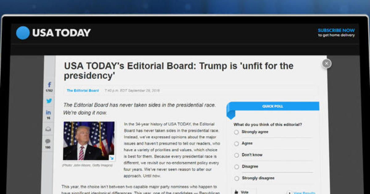 USAToday boccia Trump, che ha guai per Cuba