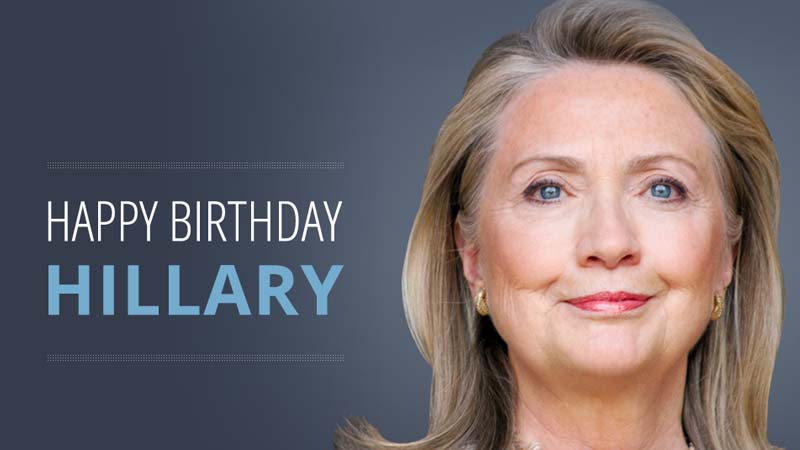 Hillary, compleanno senza gli auguri di Donald