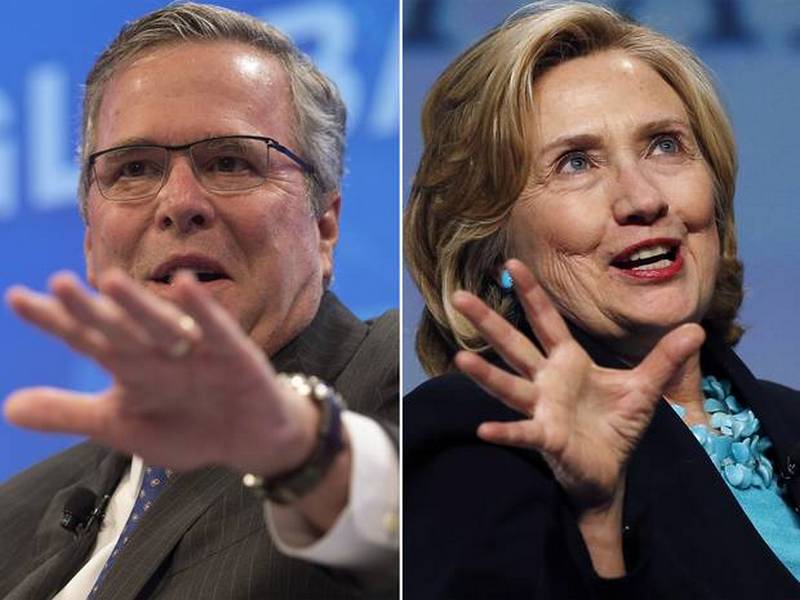 Time: Hillary e Jeb fra i 100 più influenti del Pianeta