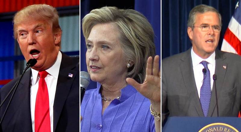 PUNTO: Trump balla per un'estate, Hillary e Jeb faticano