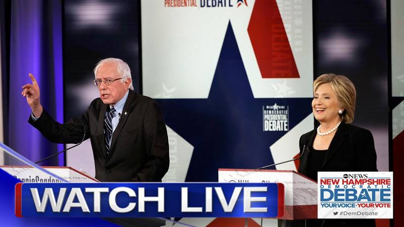 Democratici: dibattito 3, Hillary anti-Trump, pace con Bernie