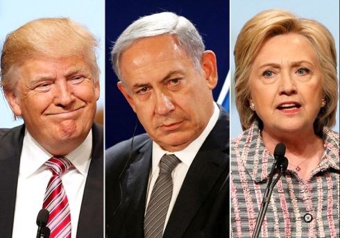 00160926Netayahu-Trump-Hillary