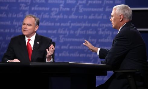 00161005Kaine-Pence-debate