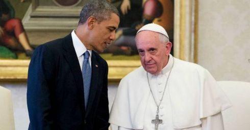 Obama con Papa